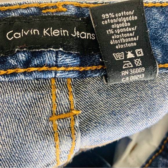 Calvin Klein Classic Blue Women's Straight Leg Jeans SZ 6 - Picture 6 of 11